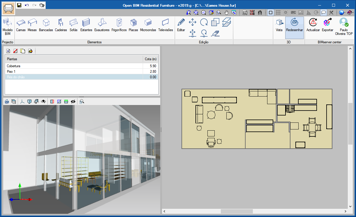 Open BIM Residential Furniture